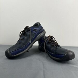 Keen Targhee Low Waterproof Hiking  Mens 7 Blue Sneakers Athletic Shoes 1026293